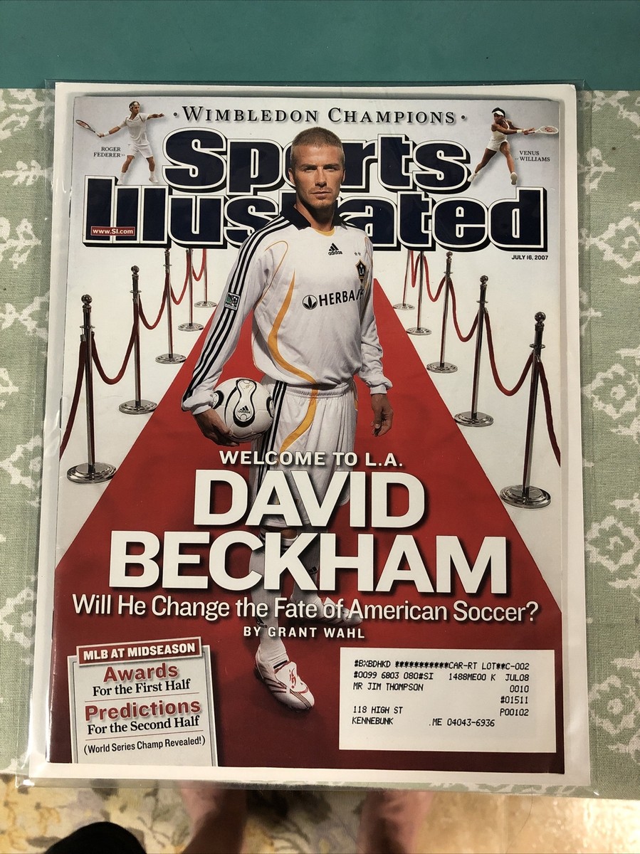 Sports Illustrated Magazine - David Beckham LA Galaxy 7/16