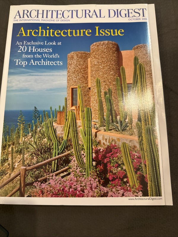 Architectural Digest Magazine October 2006 Good World's Top Architects