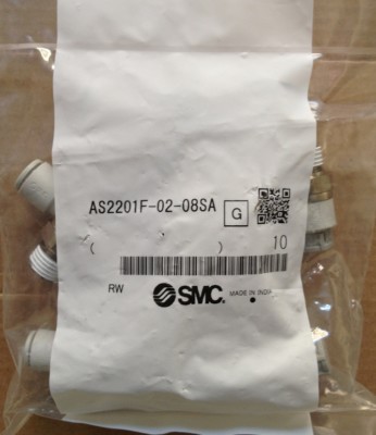 10PCS SMC AS2201F-02-08SA AS2201F0208SA Speed Control Valve Connector New