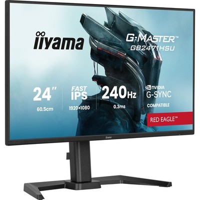 iiyama G-Master GB2471HSU-B1 Red Eagle, Gaming-Monitor, 60,5 cm (23,8 Zoll)