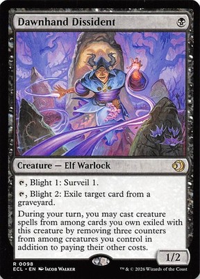 Dawnhand Dissident Foil 98 Lorwyn Eclipsed Magic the Gathering