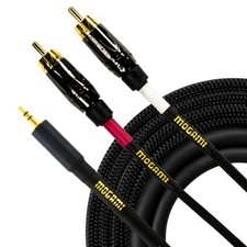 3.5mm TRS to Dual RCA Audio Adapter Cable, 3 Foot Length - Home Theater