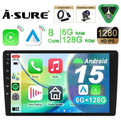 DAB 128G CarPlay Für Fiat Ducato Citroen Jumper Peugeot Android 15 Autoradio GPS