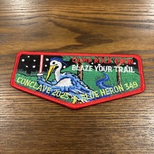 Blue Heron Lodge 349 S222 Conclave 2025 E9 Star Wars OA Flap Red
