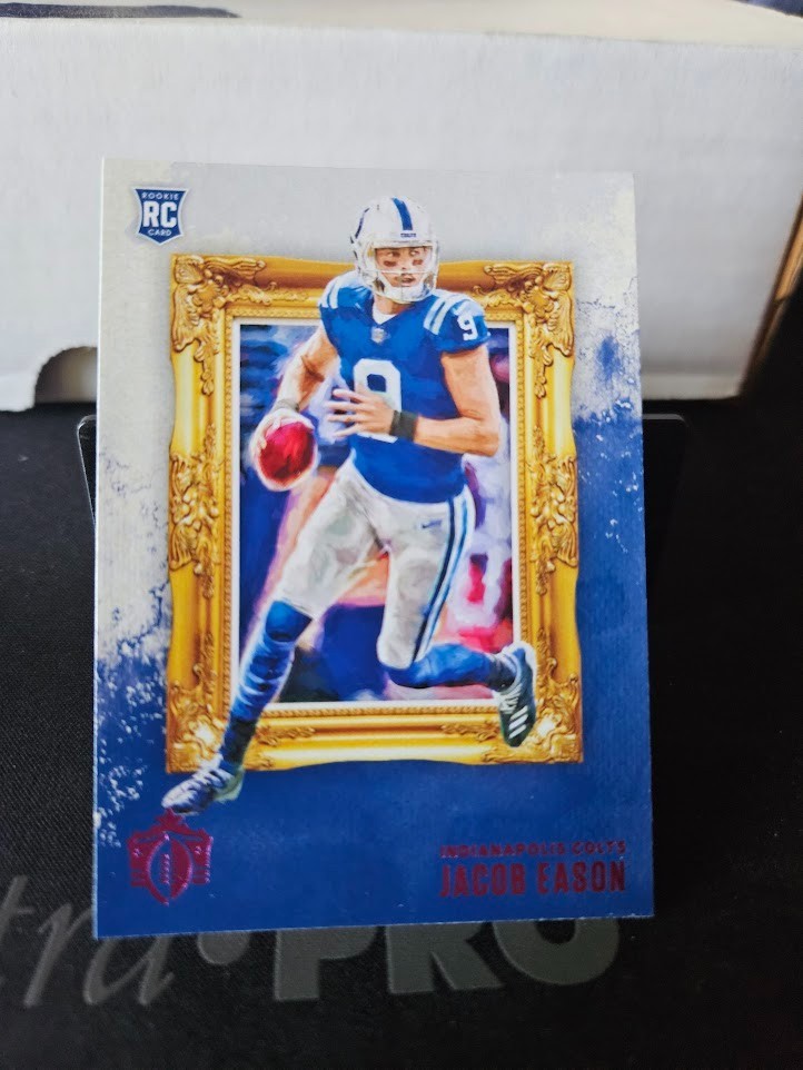 2020 Panini Chronicles Gridiron Kings Pink Rookie RC #GK-7 Jacob Eason Colts