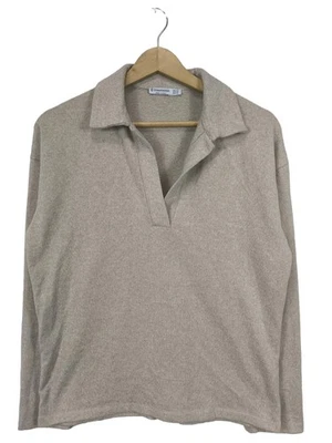 STRADIVARIUS Pull tricoté Dames Pull T EU 34 blanc cassé style décontracté - Photo 1/4