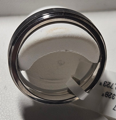 Titanium Ring -  Men's Titanium Ring with clear Polish