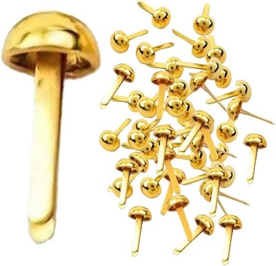 Musterbeutelklammern Musterklammern Metall100stk Rundkopfklammern Mini Brads