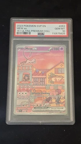 Mew ex #053 - Pokemon 151 Ultra Premium Collection Black Star Promo PSA 10