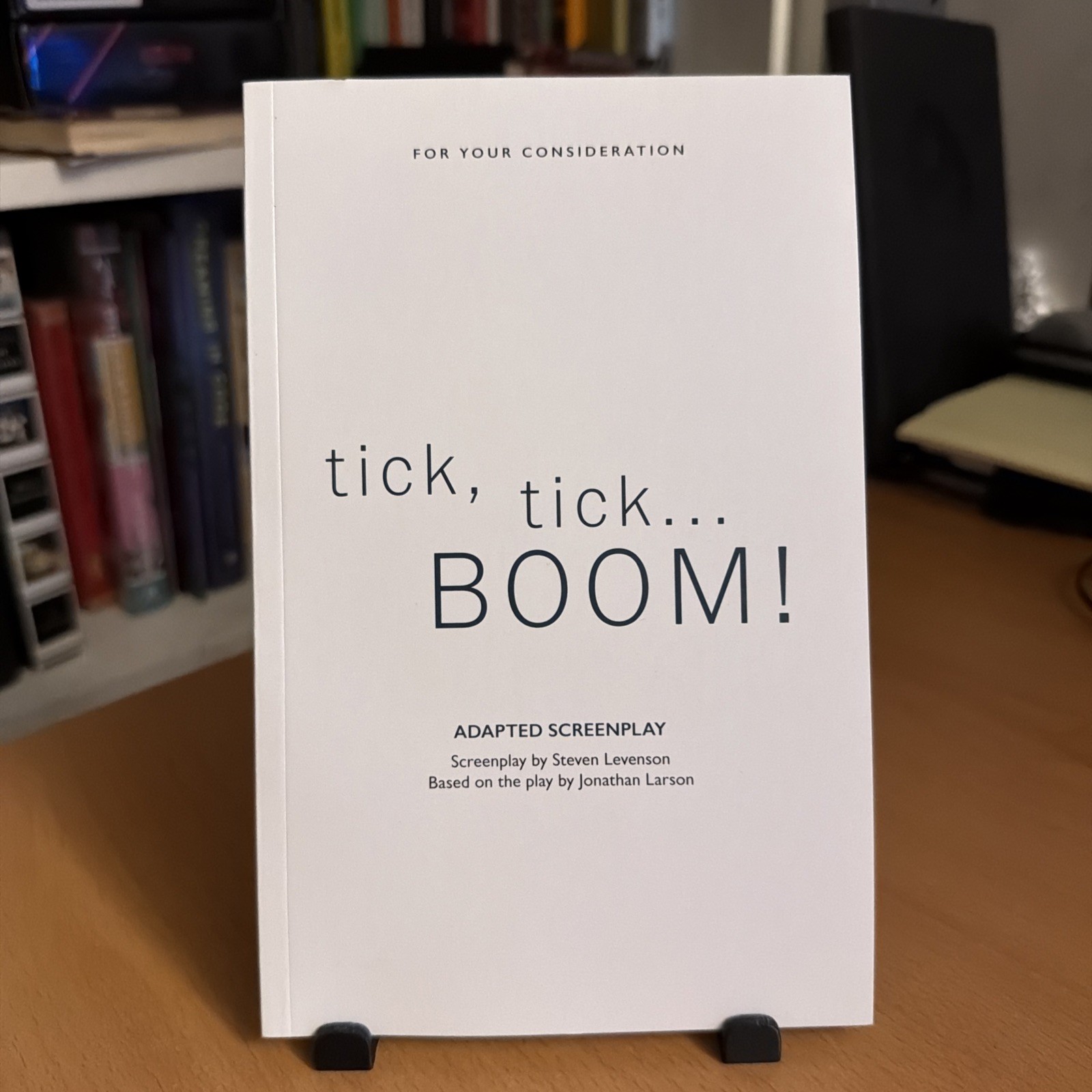 Tick, Tick… ¡Boom! Guión FYC Guión Premio Consideración Promo Steven Levenson