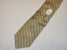 NEW BRUNO PIATTELLI GEOMETRIC  men's tie 100 Silk made in China