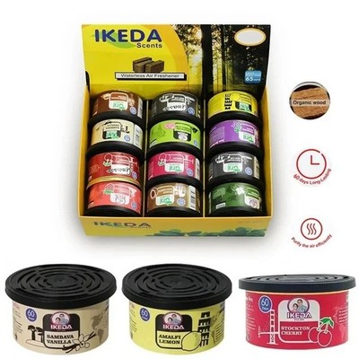 Car Air Freshener Bubble Gum Scent Organic Cans Odor Eliminator Essential Long-L