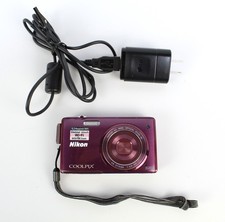 Nikon Coolpix S5200 Purple 16MP Digital Camera