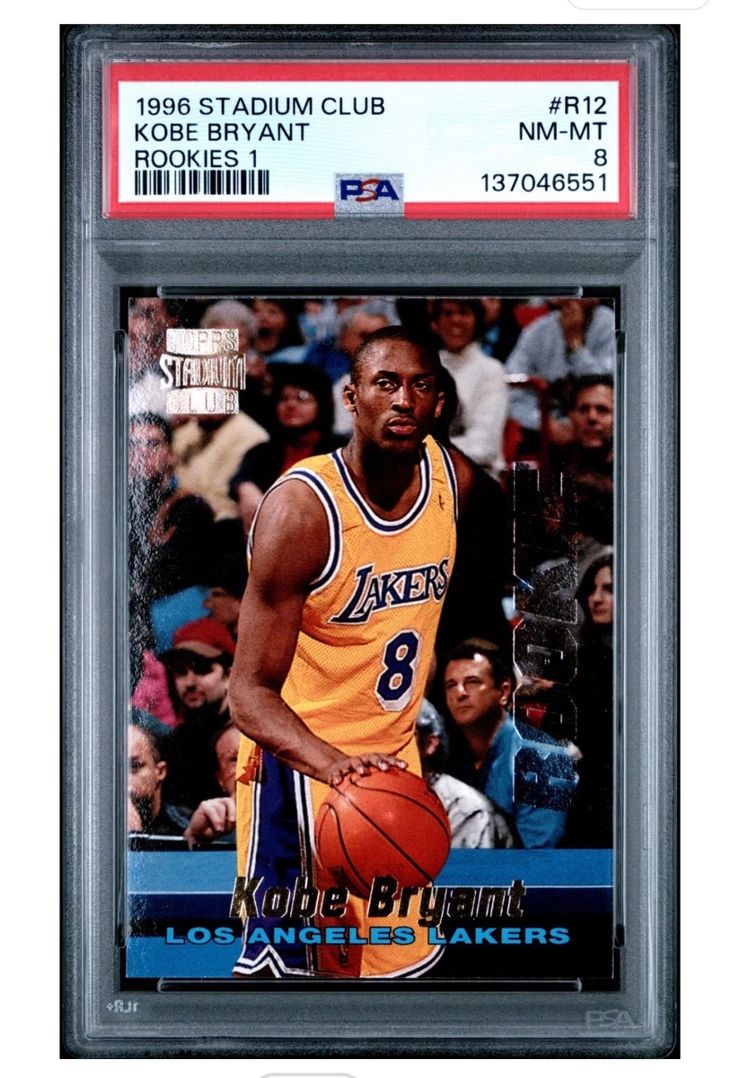 Kobe Bryant Basketball Grade 8 Rookie Sports Trading Cards