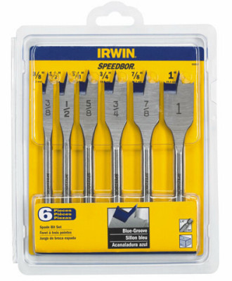 Speedbor Spade Drill Bits, 6-Pc. Set 88886