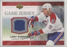 2007-08 Upper Deck Game Jersey Series 1 Larry Robinson #J-LR HOF 7i6