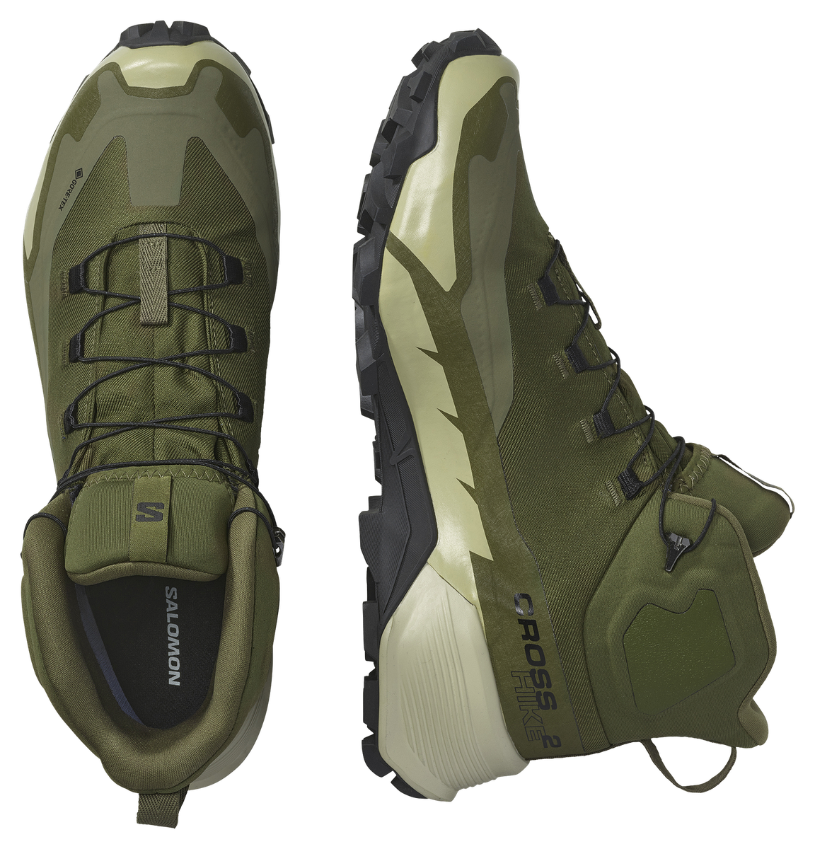 Salomon L47146500 Men's Cross Hike 2 Mid GORE-TEX Hiking Boots