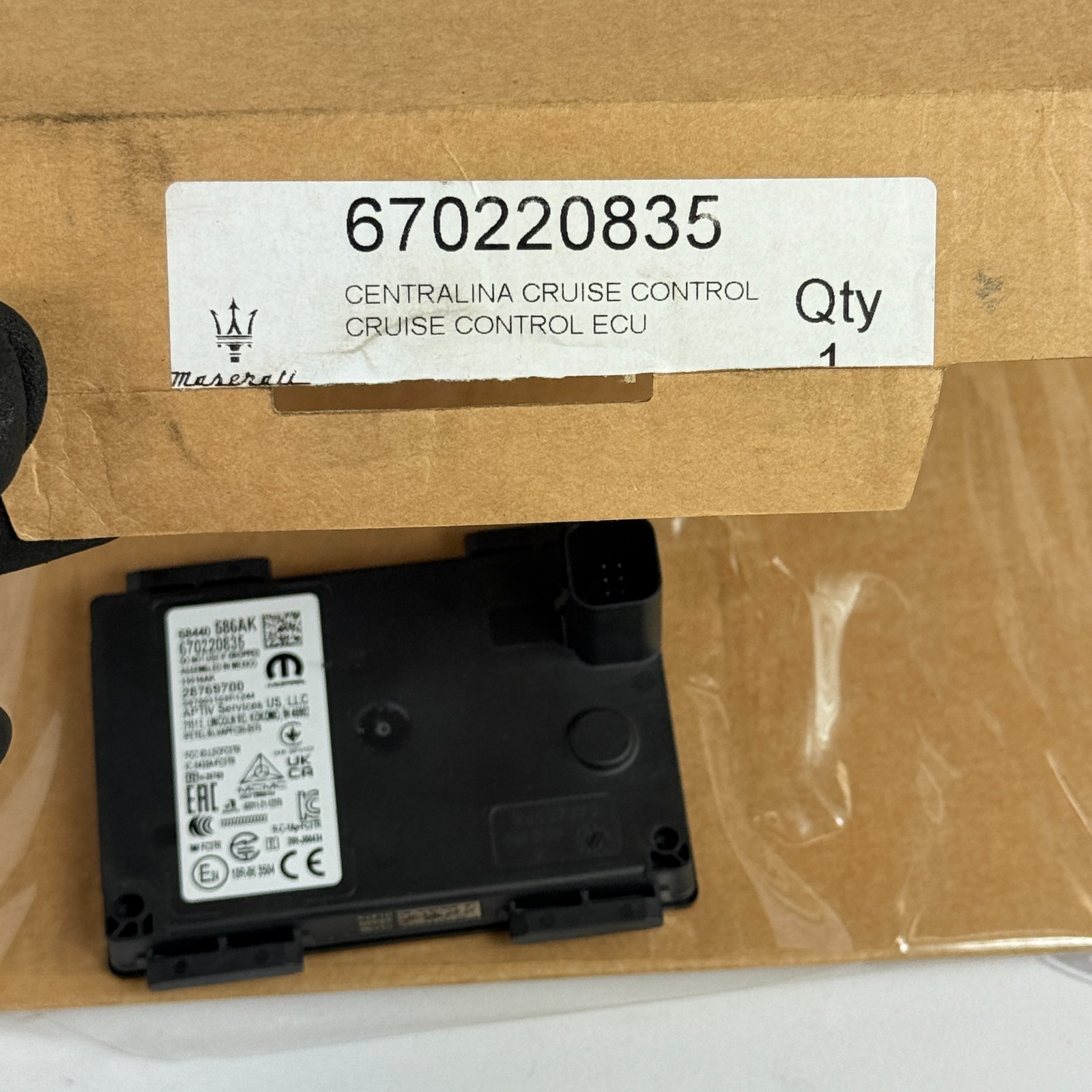 2024 MASERATI GRECALE Adaptive Cruise Control ECU OEM 670220835