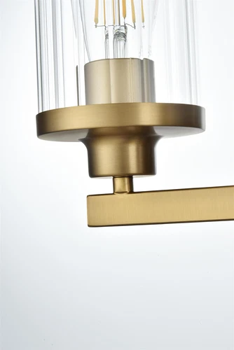 Living District Thane 25" Wall Sconce In Satin Gold - Picture 6 of 8