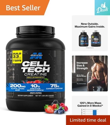 6 lbs Cell-Tech Creatine   Ultra-Pure Muscle Building Powder, Fruit Punch Flavor