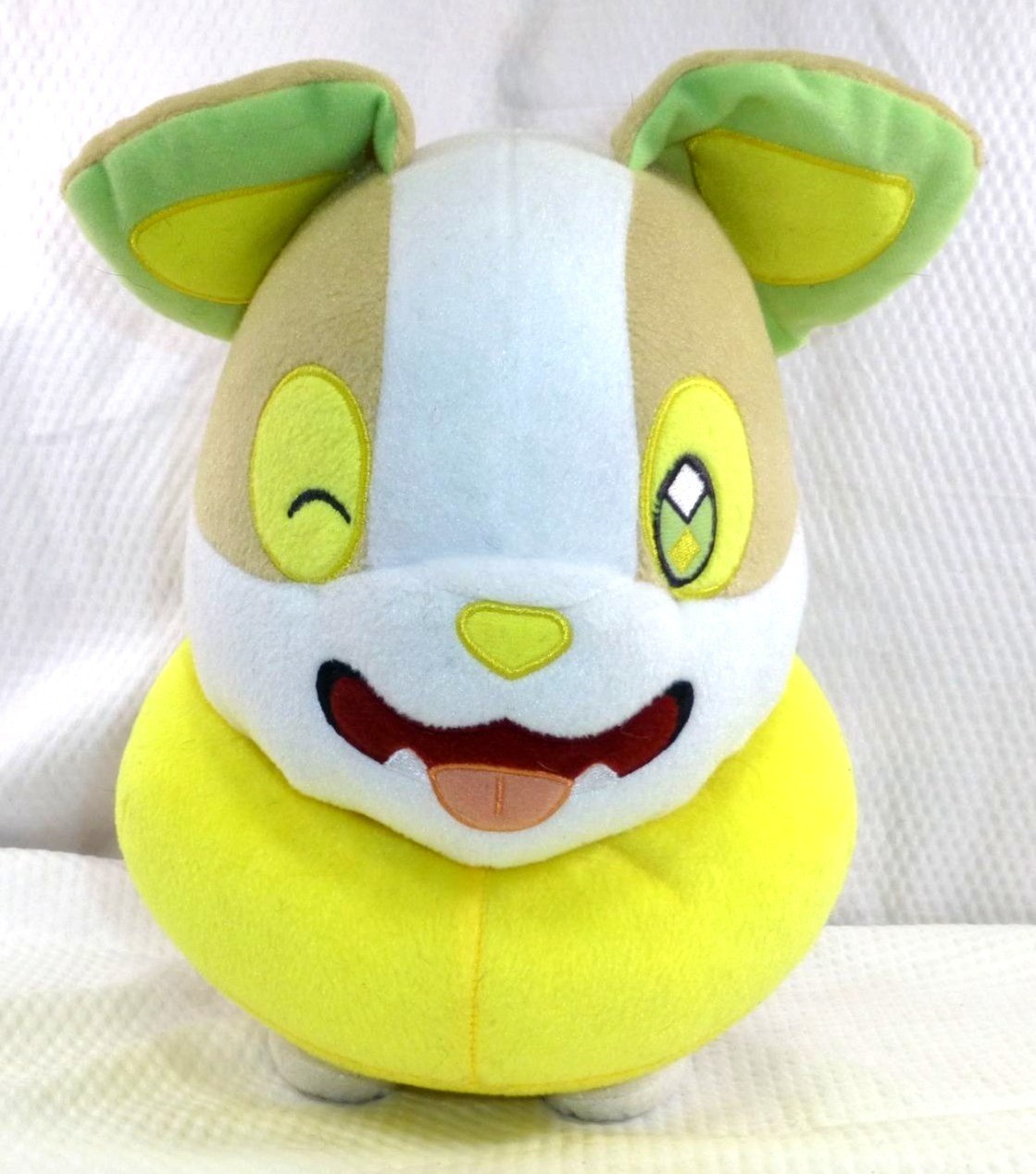 Yamper Pokemon Winking Plush Toy - 8" Stuffed Animal Dog Yel