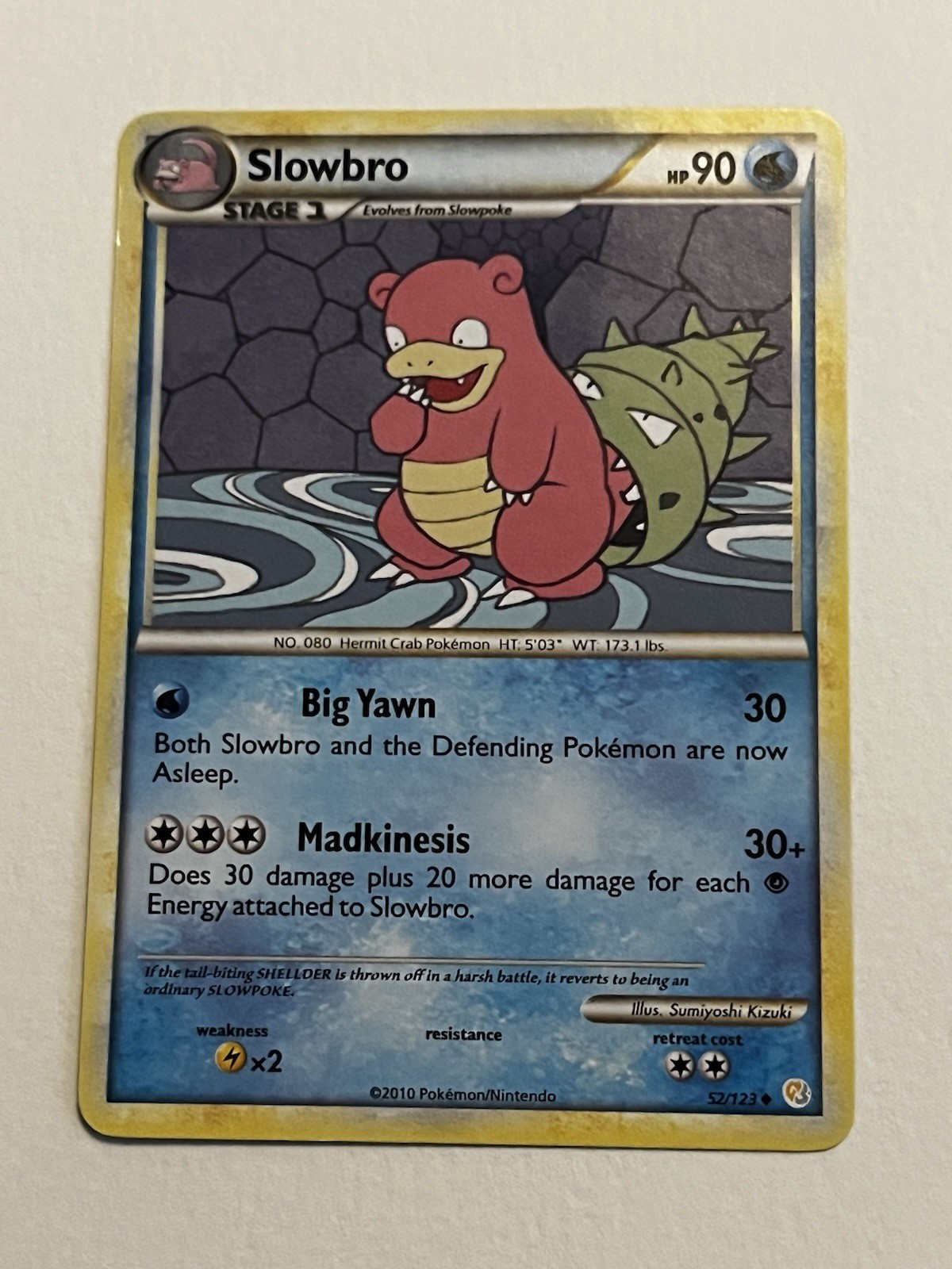 Slowbro 52/123 • HeartGold SoulSilver • LP