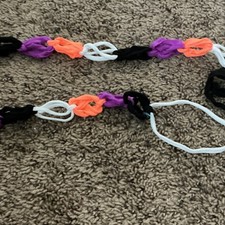 Heavy Duty Braided Rope Tug Dog Toy for M/L Dogs - Black Purple Orange White