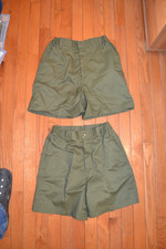 2 PAIR OF BSA BOY SCOUTS OF AMERICA UNIFORM SHORTS SIZE 16/28 WAIST