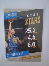 Steph Curry 2017-18 Panini Prestige Stat Stars  #7 Golden State Warriors NM