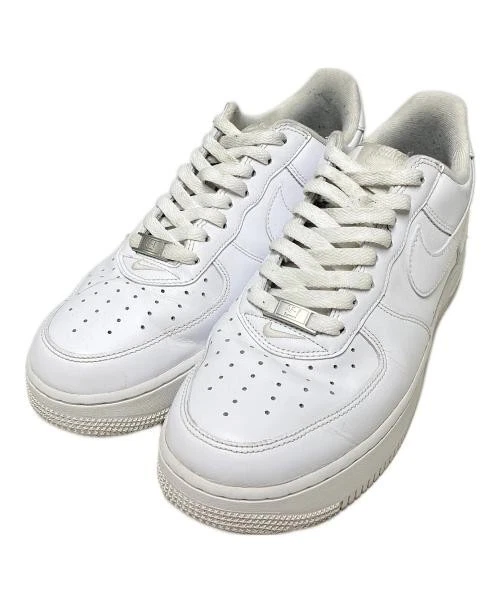 Baskets basses Nike Air Force 1 homme blanc CU9225 100