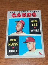1970 TOPPS #96 Jerry Reuss ROOKIE STARS RC St. Louis Cardinals VG (marking back)