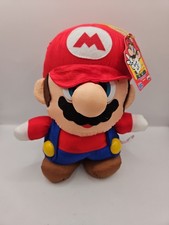 Retro RARE Super Mario World MARIO Taffeta Plush Doll Banpresto JAPAN Bros.