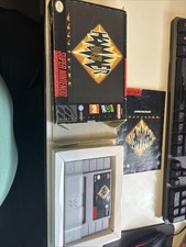 Hammerlock Wrestling Super Nintendo Box and Manual