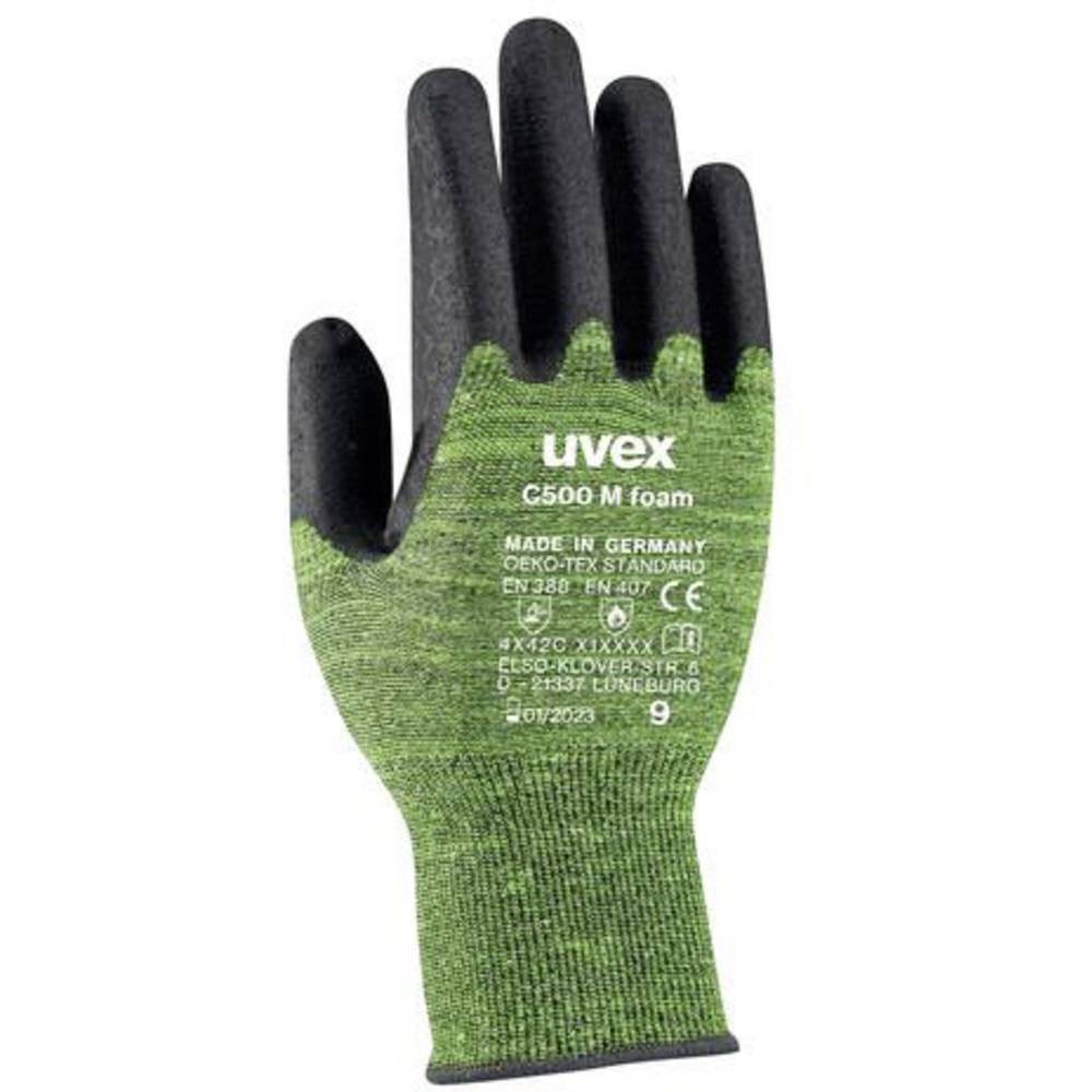 Gants uvex C500 M foam pour la manutention de précision en atelier