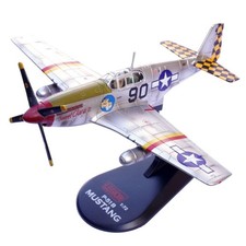 P-51B Mustang Model Airplane Collectible P-51B Mustang Model Display for Office