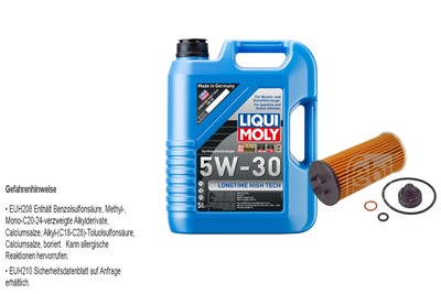 FEBI Ölfilter 5L LIQUI MOLY 5W-30 Longtime High Tech für MINI Mini Countryman