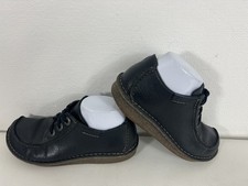 Clarks Unstructured Funny Dream Black Leather Shoes Cushioned Lace Up  UK5.5 