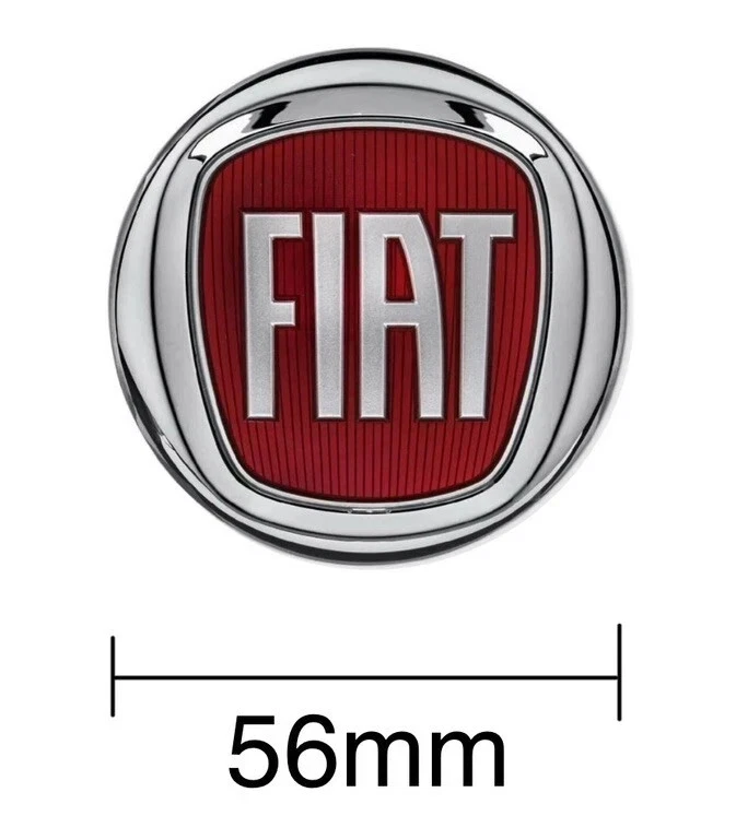 adesivi coprimozzo fiat No Resinati 56mm ruota cerchi auto - Immagine 2 di 4