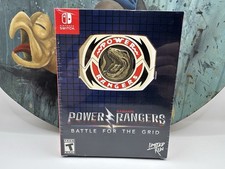 Limited Run Power Rangers Battle for the Grid Mega Edition Switch *Sealed*
