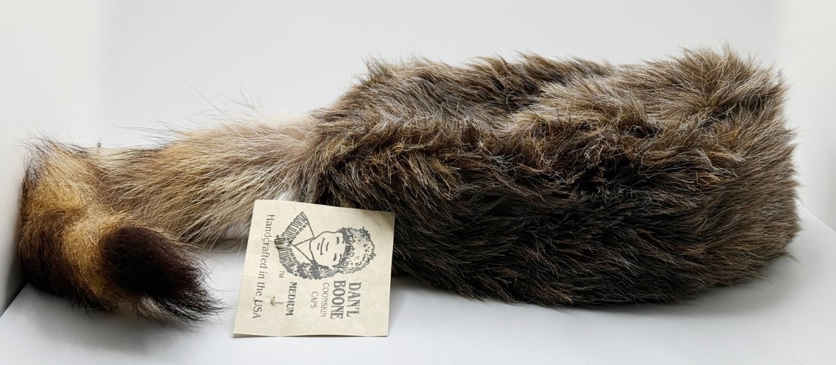 Disney Davy Crockett Daniel Boone Cap Coonskin Cap Terra Toys