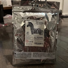 Jet Creations 32” Inflatable Zebra Safari Zoo *New in Sealed Package* LAST ONE!