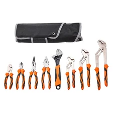 Pliers Set Groove Joint Pliers 8-Piece High Carbon Steel 12"/10"/8"/6"