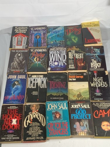 Vintage Horror Book Lot Of 67 - Picture 3 of 5