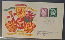GB 1958 "Northern Ireland" 6d & 1/3 regionals on First Day Cover - C.Down P/MK