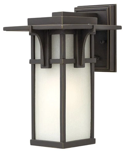 Hinkley 2230OZ Manhattan 7.25" Outdoor Wall Lantern in Oil Rubbed Bronze Finish - Picture 2 of 2