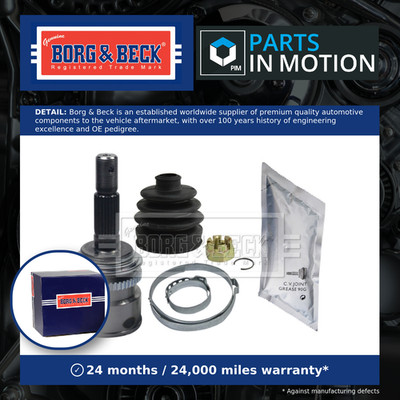 CV Joint fits DAIHATSU TERIOS J100, J102 1.3 Front Outer 97 to 05 C.V. B&B New