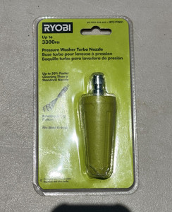 Ryobi Turbo Nozzle for Pressure Washer 3300 PSI Green RY31TN01