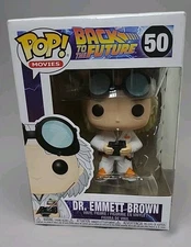 Pop! Movies Dr. Emmett Brown  Back to the Future 50 Funko Pop! In Box Mint Cond.