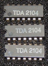 3 x IC TDA2104 Philips = MN-3004 Vintage 512-...