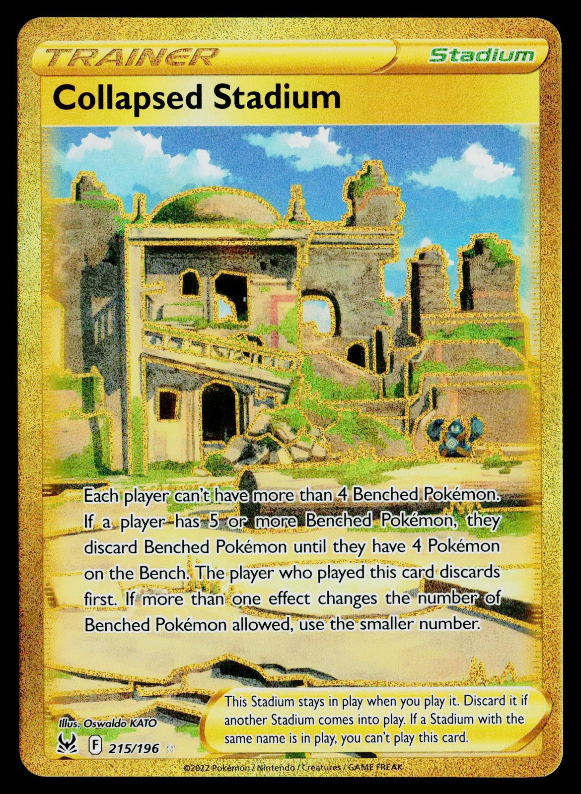 Collapsed Stadium (Secret) Holofoil EN [SWSH11 - 215/196] NM